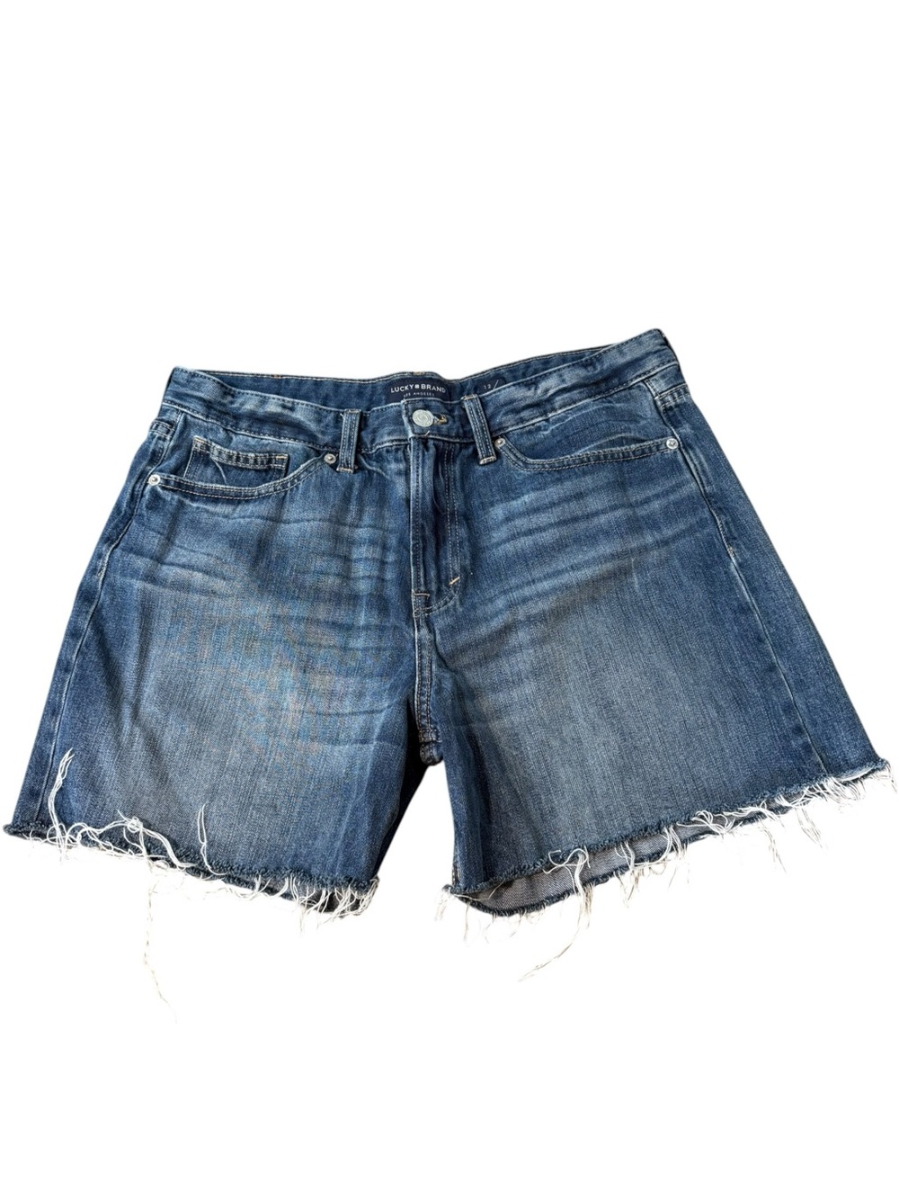 Lucky Brand Boyfriend Denim Shorts. Size 12